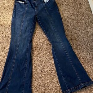 Women’s Dark Blue Flared Jeans